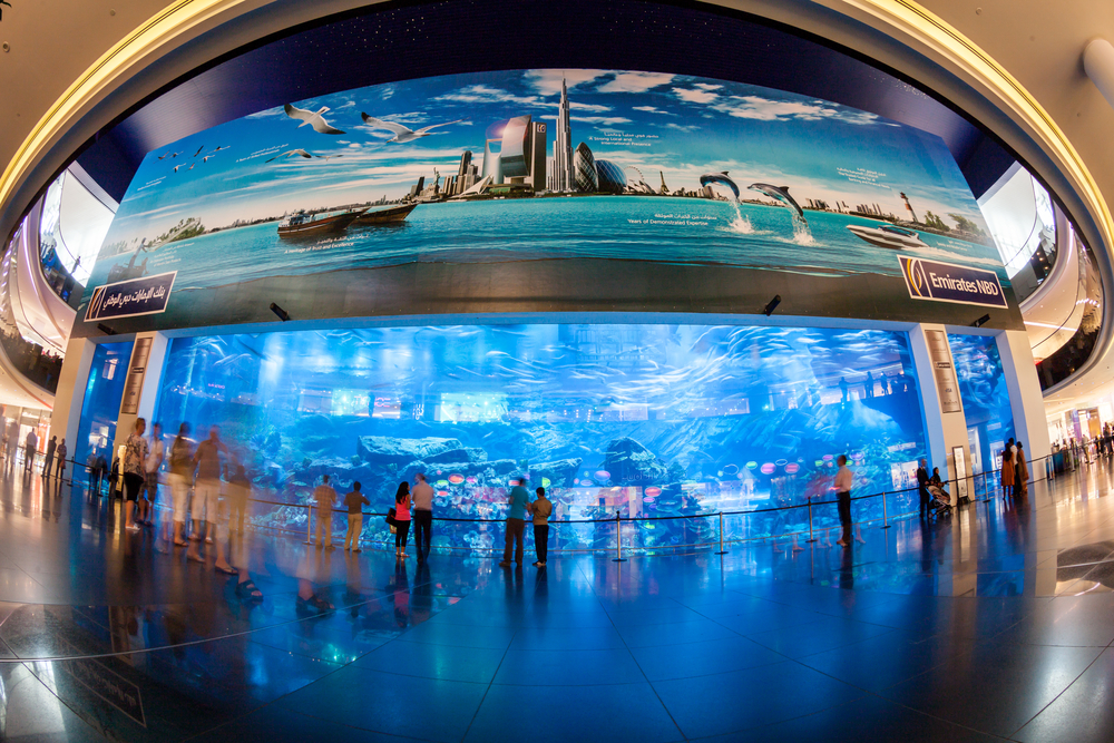 Dubai,,United,Arab,Emirates,-,May,2:,Dubai,Aquarium,And